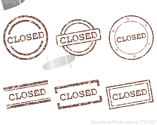 Image of Closed stamps