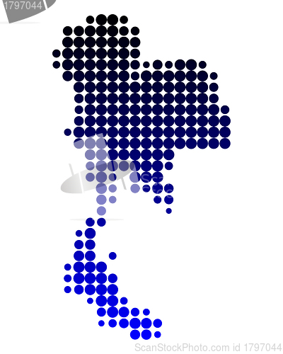 Image of Map of Thailand