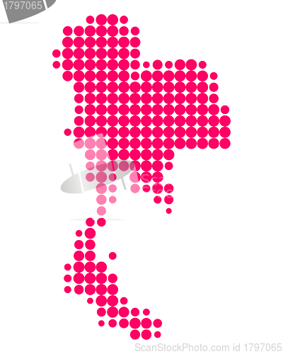 Image of Map of Thailand