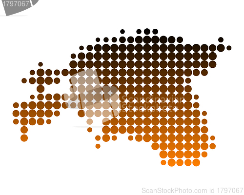 Image of Map of Estonia