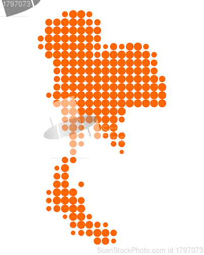 Image of Map of Thailand