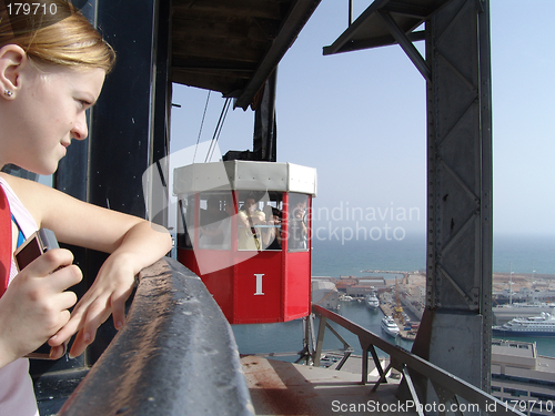 Image of waiting for the cable car