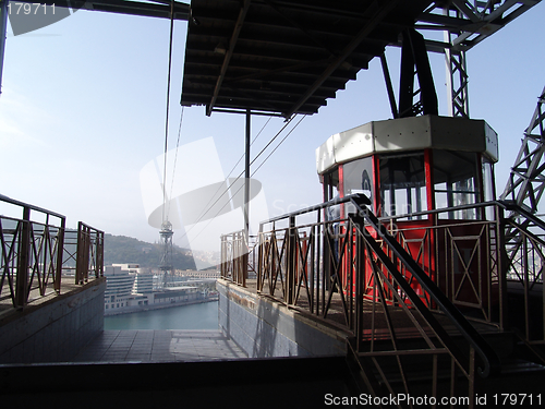 Image of station of a cable car