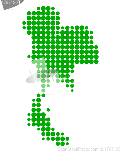 Image of Map of Thailand