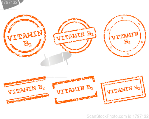 Image of Vitamin B2 stamps