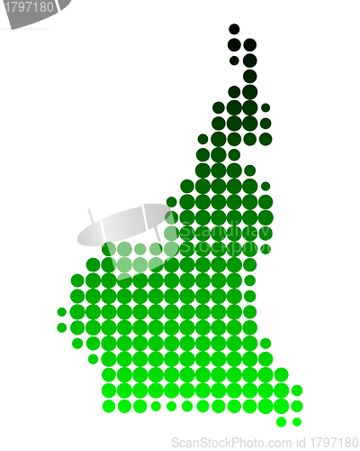 Image of Map of Cameroon