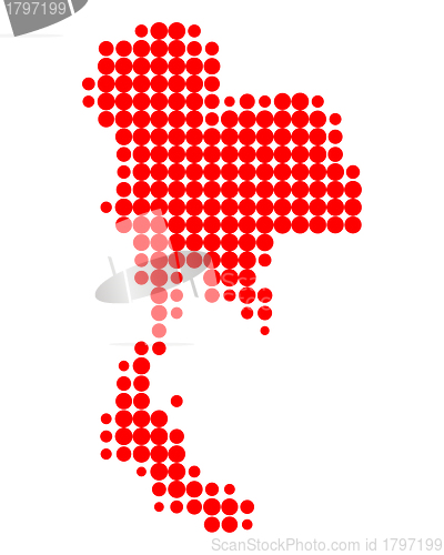 Image of Map of Thailand