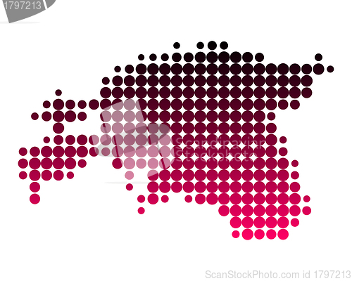 Image of Map of Estonia
