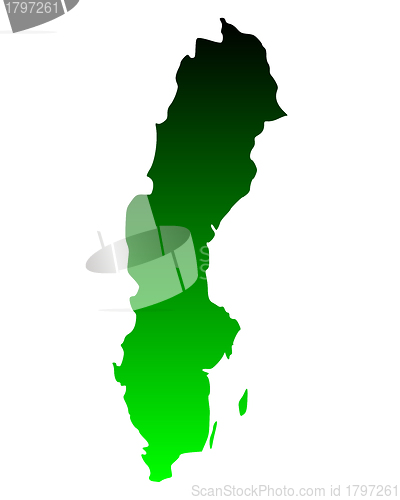 Image of Map of Sweden