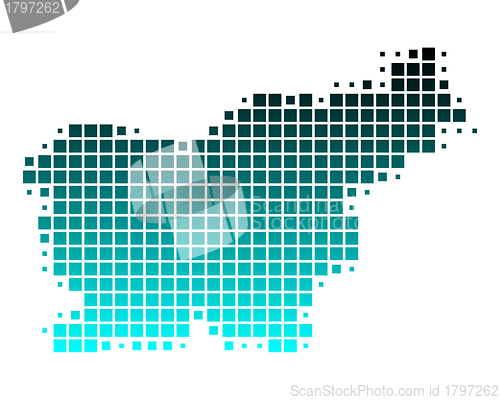 Image of Map of Slovenia