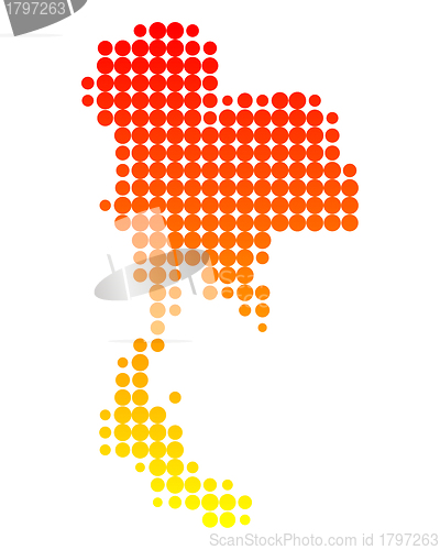 Image of Map of Thailand