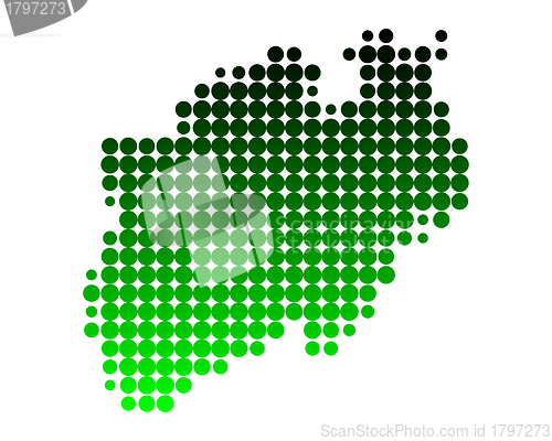 Image of Map of North Rhine-Westphalia