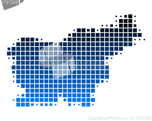 Image of Map of Slovenia