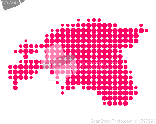 Image of Map of Estonia