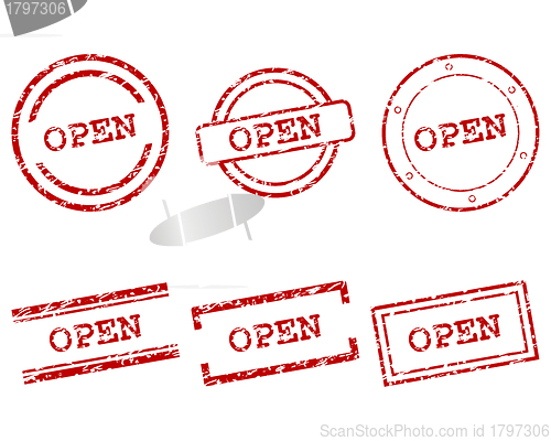 Image of Open stamps