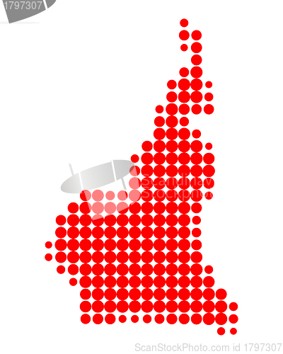 Image of Map of Cameroon