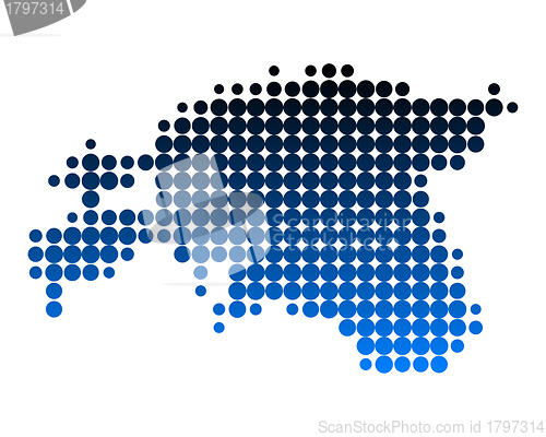 Image of Map of Estonia