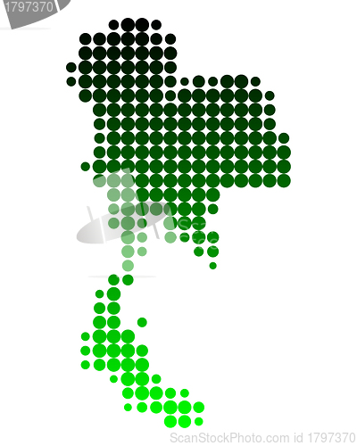 Image of Map of Thailand