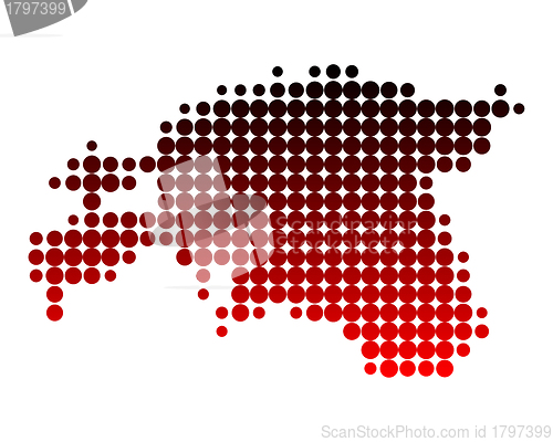 Image of Map of Estonia