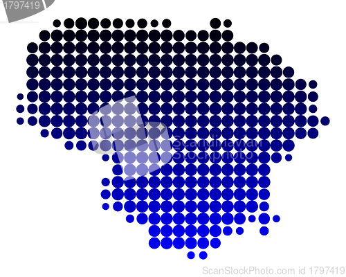 Image of Map of Lithuania