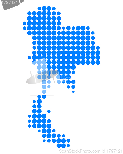 Image of Map of Thailand