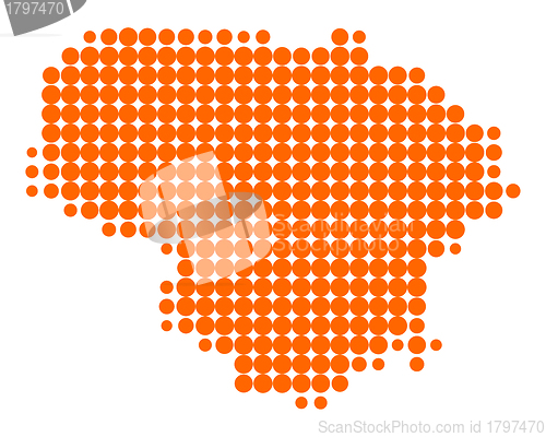 Image of Map of Lithuania
