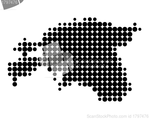 Image of Map of Estonia