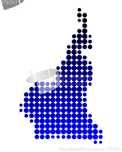 Image of Map of Cameroon