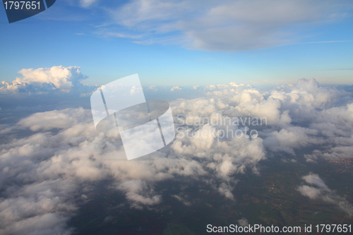 Image of White clouds
