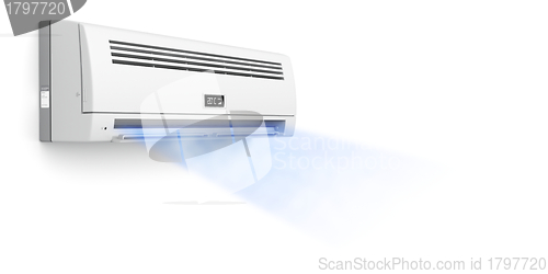 Image of Air conditioner blowing cold air
