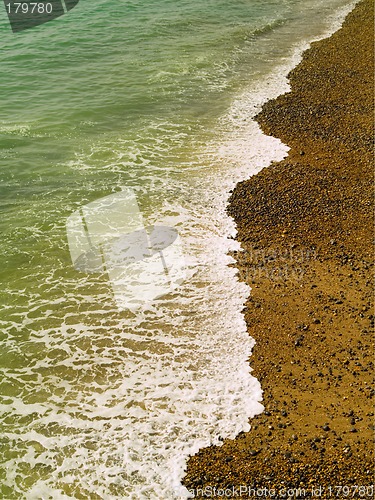 Image of Waves on Beach