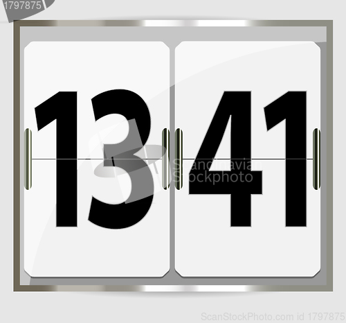 Image of Mechanical flip clock