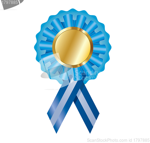 Image of Blank vector certificate/award label