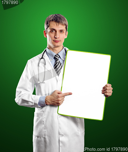Image of Doctor Man With Write Board