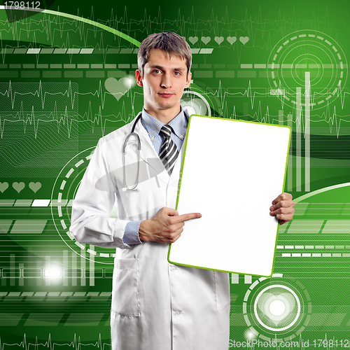 Image of Doctor Man With Write Board