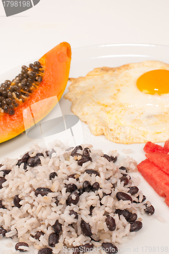 Image of Hearty Central American breakfast