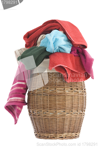 Image of Laundry Basket and towels