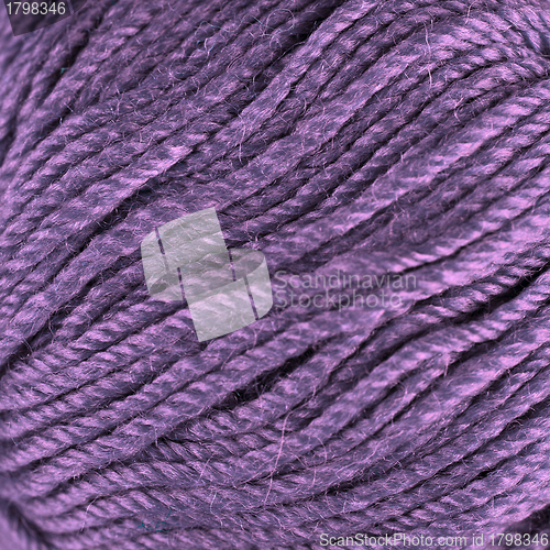 Image of extured purple wool
