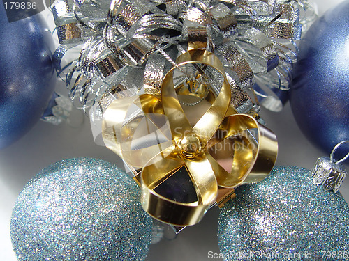 Image of Blue Silver and Gold