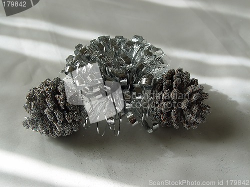 Image of Silver and Pine Cones