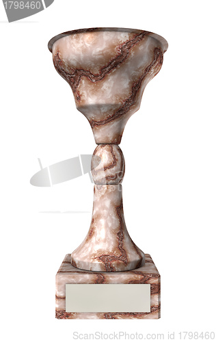 Image of Marble trophy cup 