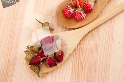 Image of dry floral herbal tea