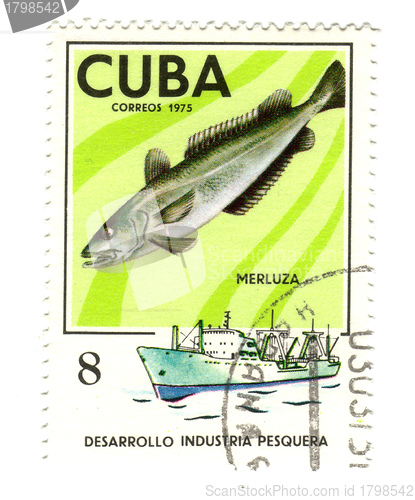 Image of Old postage stamp from Cuba with Cod 