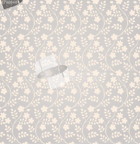 Image of Elegant seamless floral pattern