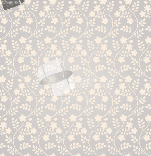 Image of Elegant seamless floral pattern