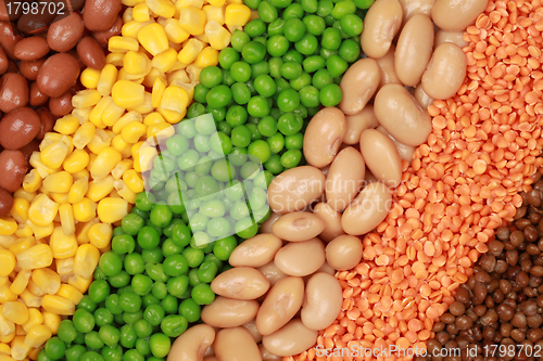 Image of Vegetables form a background