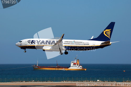 Image of Ryanair Boeing 737-800