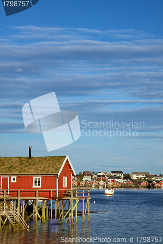 Image of Rorbu hut on Lofoten