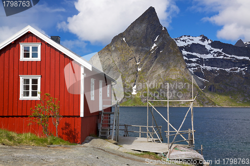 Image of Rorbu hut on Lofoten