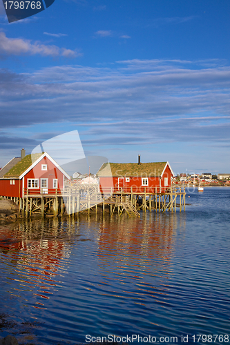 Image of Fishing huts on Lofoten